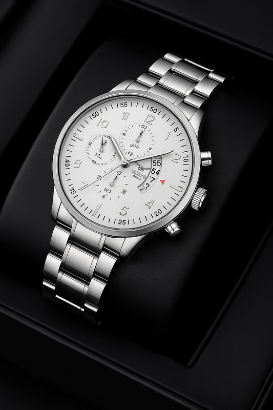 Montre Homme Acier Inoxydable – Élégance